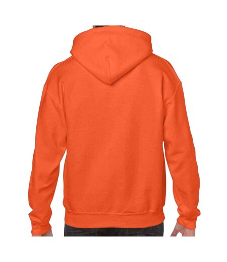 Mens hoodie orange Gildan