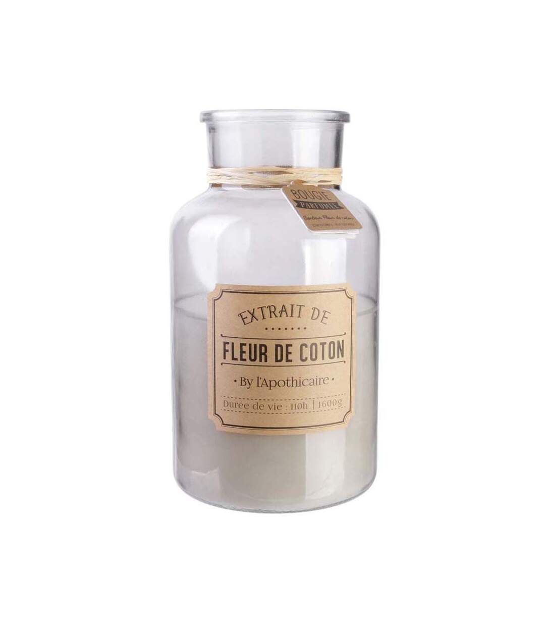 Bougie XL senteur fleur de coton Apothicaire-2