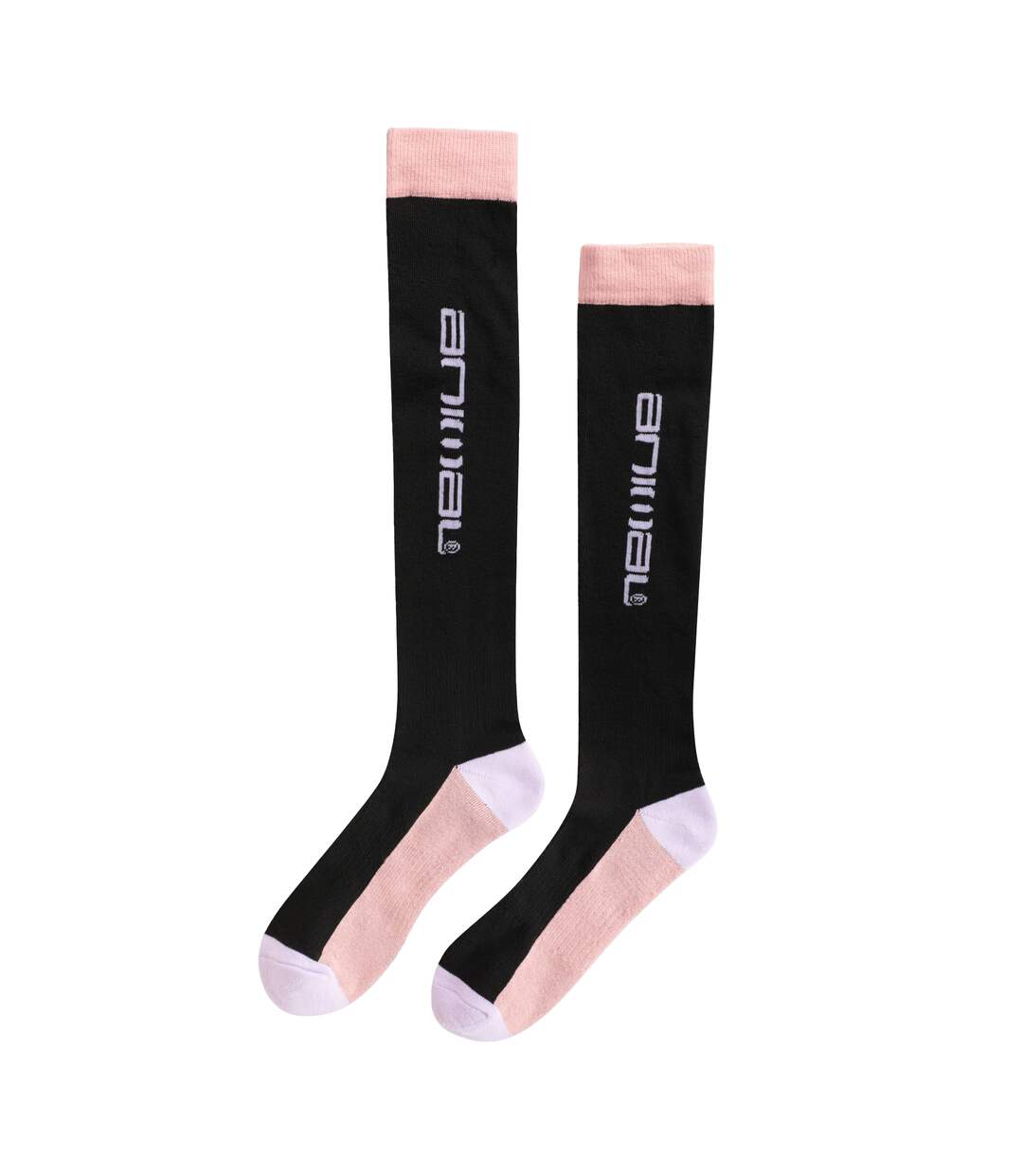 Chaussettes de ski drift femme lilas Animal