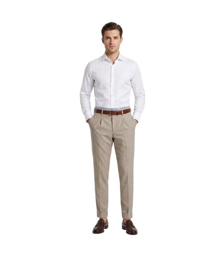 Chino Motif/style Plissé C-genius Homme Blanc Boss