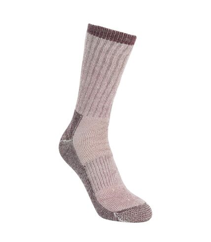 Chaussettes de randonnée springer femme violet chiné Trespass