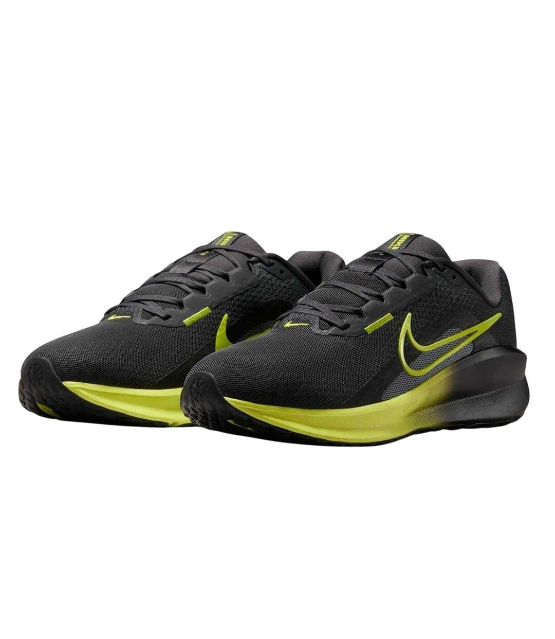Mens Downshifter 13 Trainers Black Green Nike-4