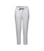 Pantalon De Jogging Nibato Femme Blanc Chiné Iguana-1