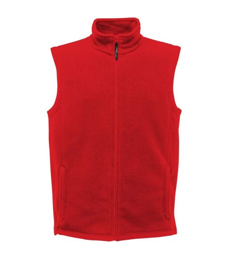 Regatta Mens Micro Fleece Bodywarmer / Gilet (Classic Red)