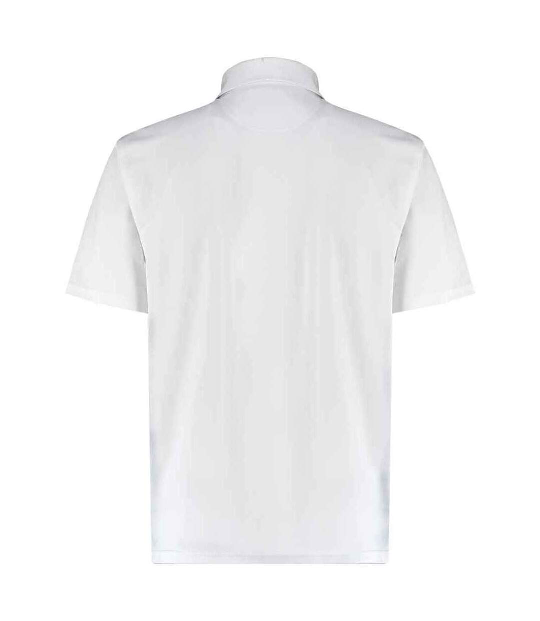 Polo homme blanc Kustom Kit-2