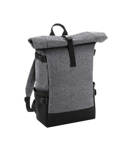 Bagbase - Sac à dos BLOCK (Gris chiné / Noir) (Taille unique) - UTBC5478