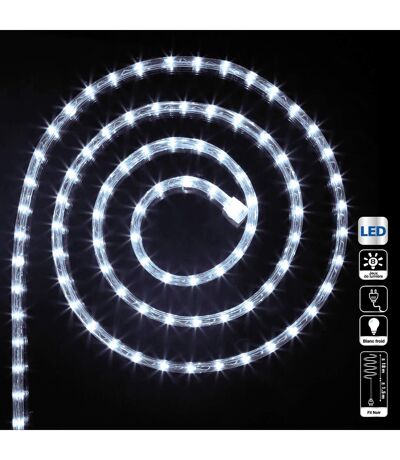Guirlande tube LED d'extérieur - 18 m. - Blanc froid