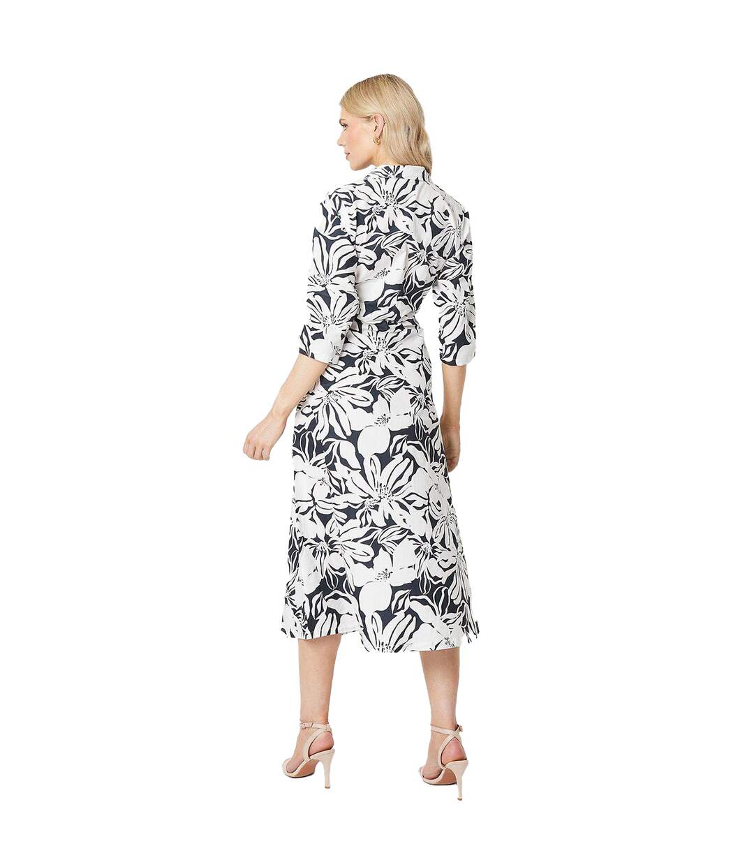 Robe chemisier mi-longue femme monochrome Principles