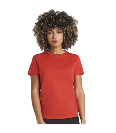 Awdis Womens/Ladies Cool Recycled T-Shirt (Fire Red) - UTPC4715