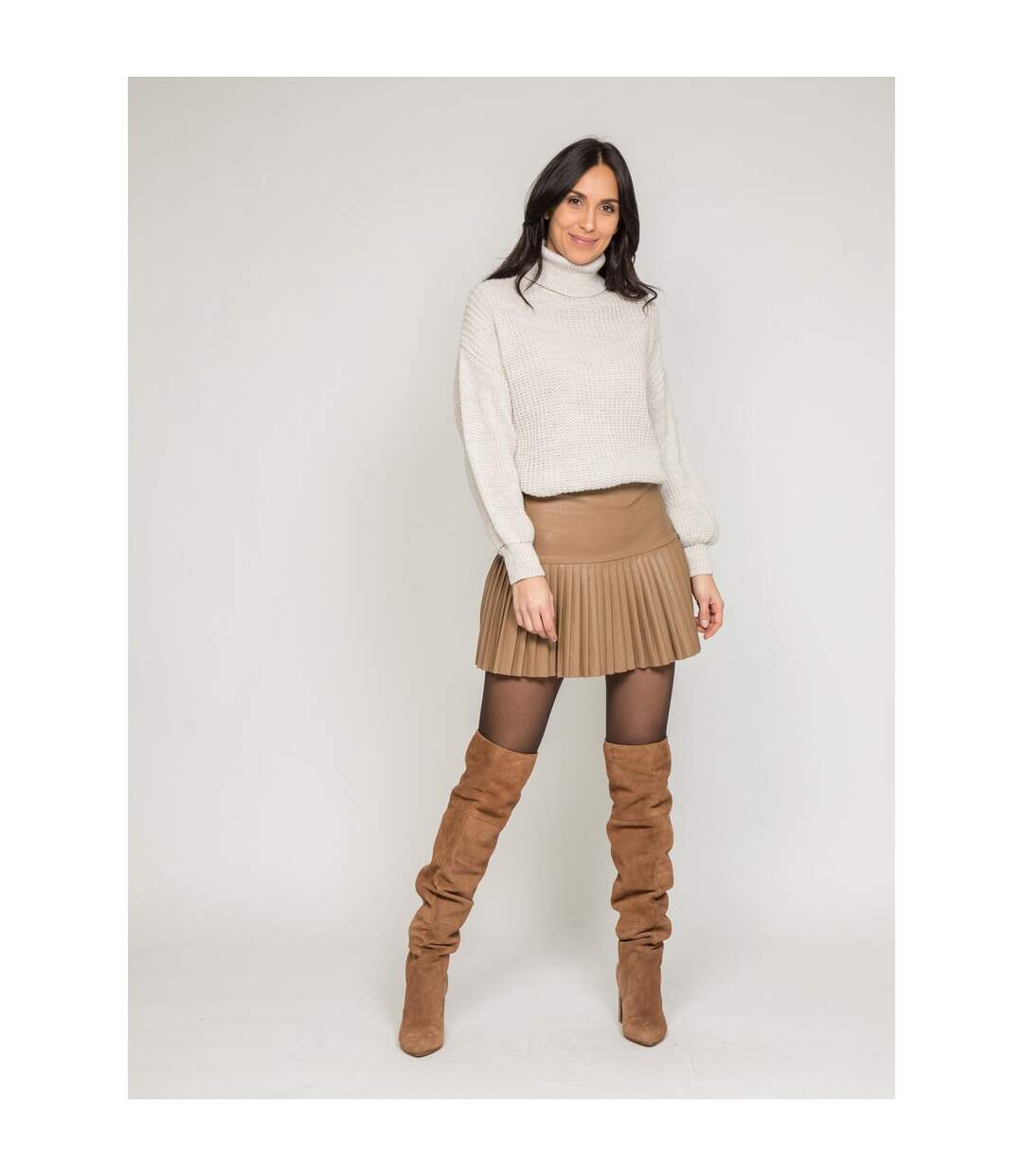Pull col roulé KENZITA - Dona X Lisa-4