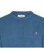Pull Motif/style Uni Rainhill Homme Gris Métal Farah-3