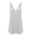 Skinni Fit Womens/Ladies Fashion Workout Tank Top (White)
