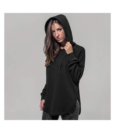 Build Your Brand Womens/Ladies Oversized Hoodie (Black) - UTRW6479