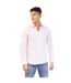 Mens Regular Long-sleeved Shirt Pink Peter Werth-2