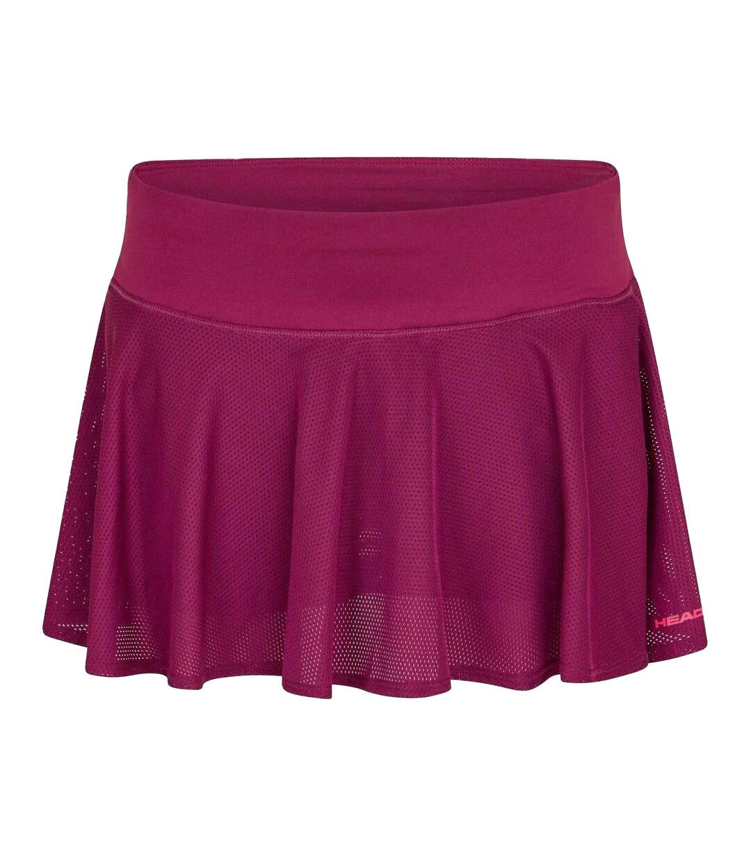Womens/ladies Perforated Sport Skort Purple Head-1