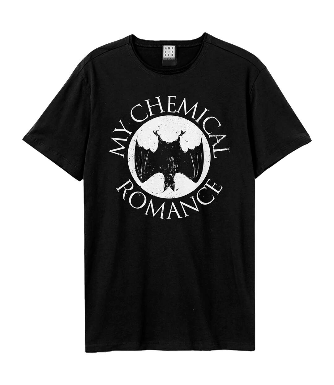 T-shirt bat adulte noir Amplified-1