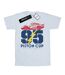 Disney Femme/Les femmes Cars Piston Cup 95 - T-shirt boyfriend en coton (Blanc) - UTBI15969-1
