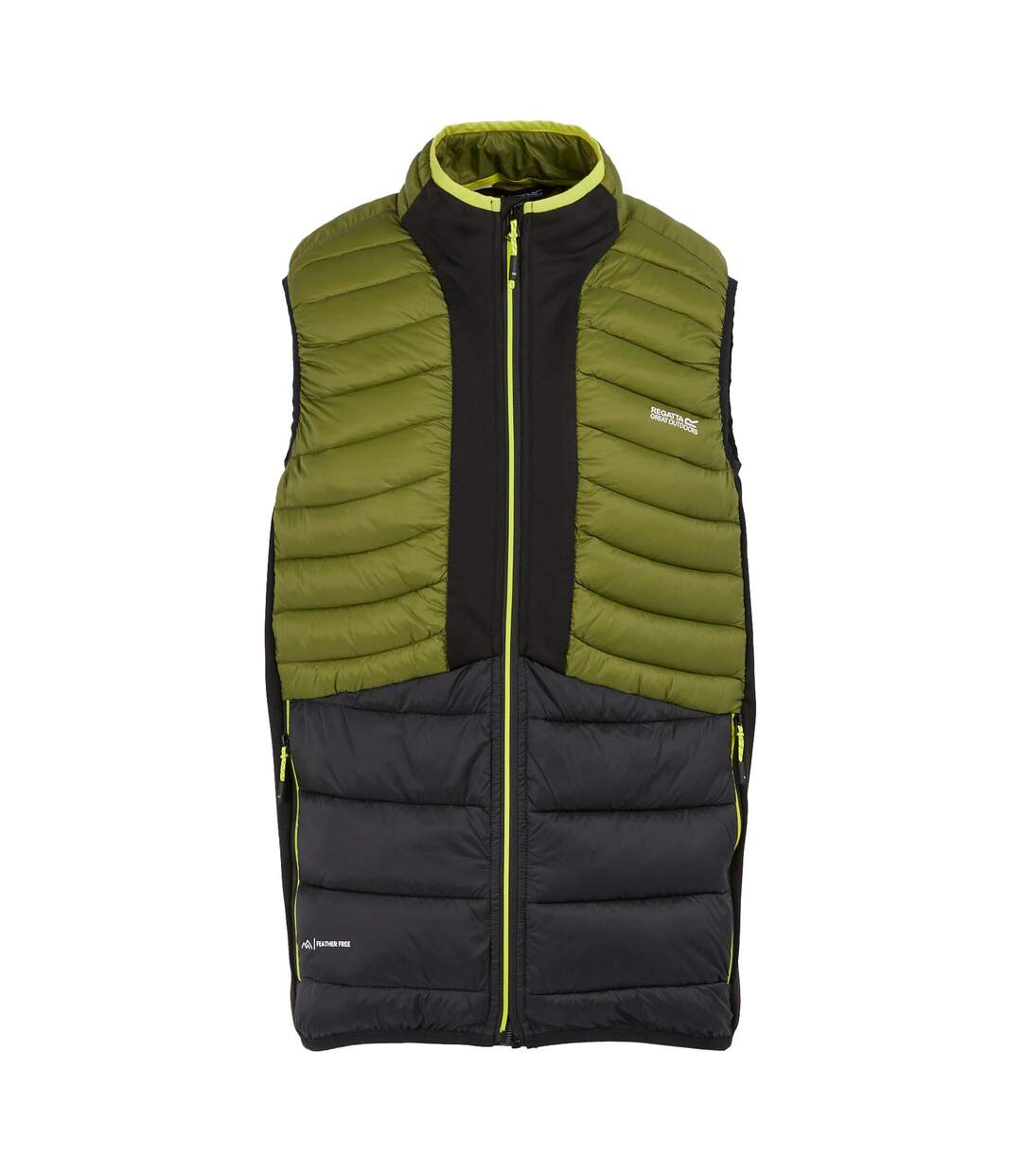 Veste sans manches leedre homme vert néphrite / noir Regatta-1