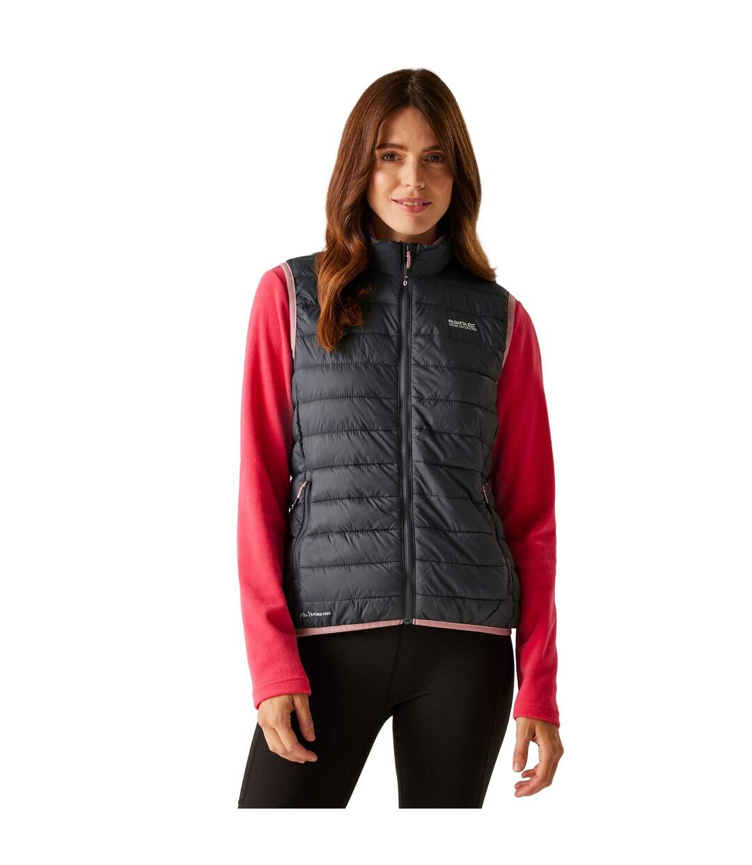 Veste sans manches hillpack femme gris phoque / lilas Regatta-4