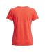 Womens/ladies V Neck T-shirt Red White Under Armour-3