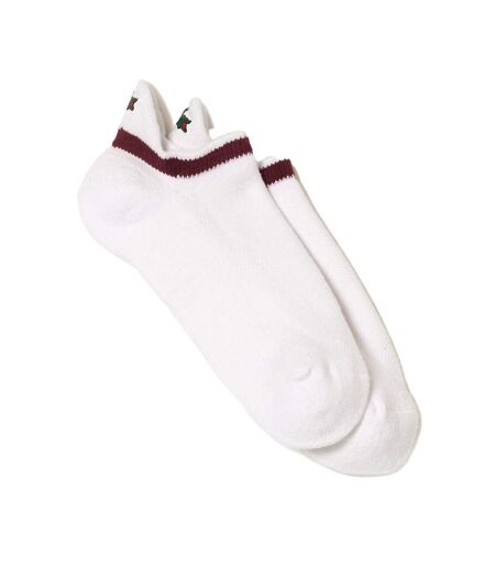 X1 paire de chaussettes blanches homme lacoste sport - 39/42