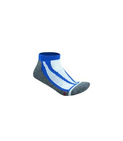 Chaussettes basses de sport - JN209 - bleu et gris - sneakers homme femme