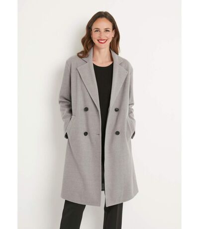 Manteau double boutonnage col tailleur