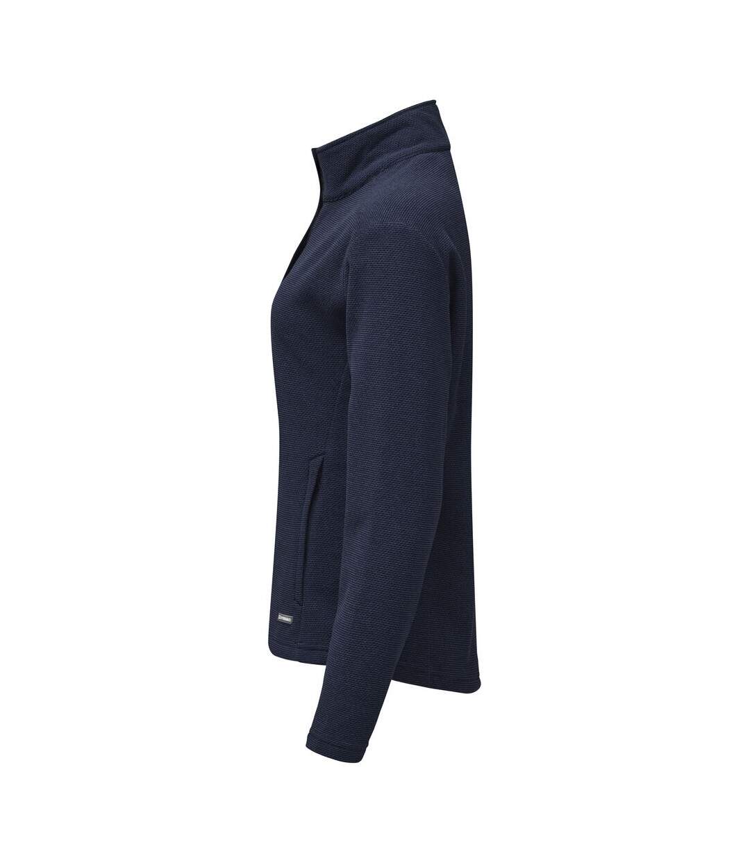 Womens/ladies Hunts Point Fleece Jacket Dark Navy Cutter & Buck-4