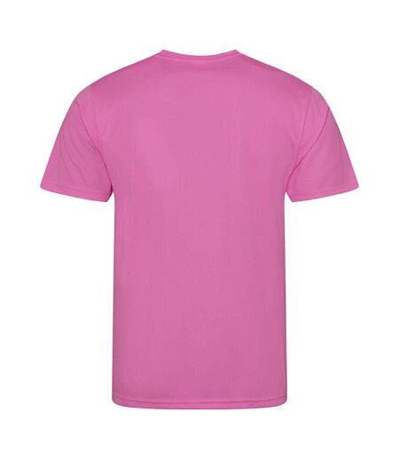 AWDis Just Cool Mens Performance Plain T-Shirt (Electric Pink) - UTRW683