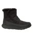 Womens/ladies Boston Fleece Lined Snow Boots Black Mountain Warehouse-3