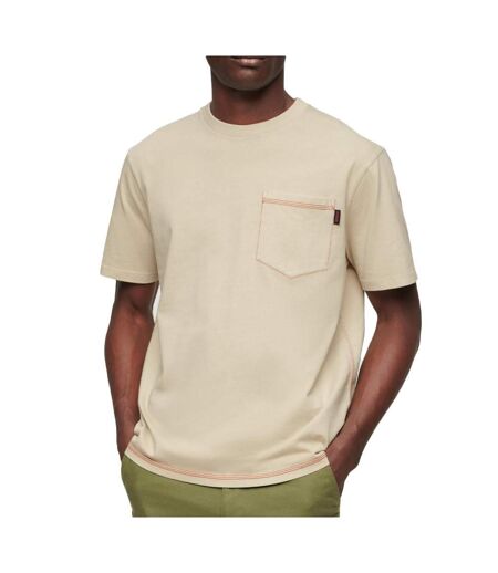 T-shirt Beige Homme Superdry M1011723A - M