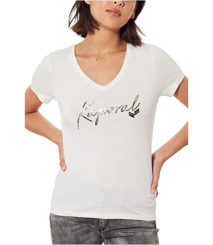 Tee shirt stretch logo   -  Kaporal - Femme