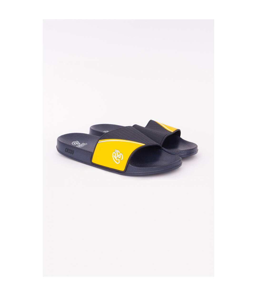 Claquettes Ventamoore Homme Bleu Marine Jaune Crosshatch-1
