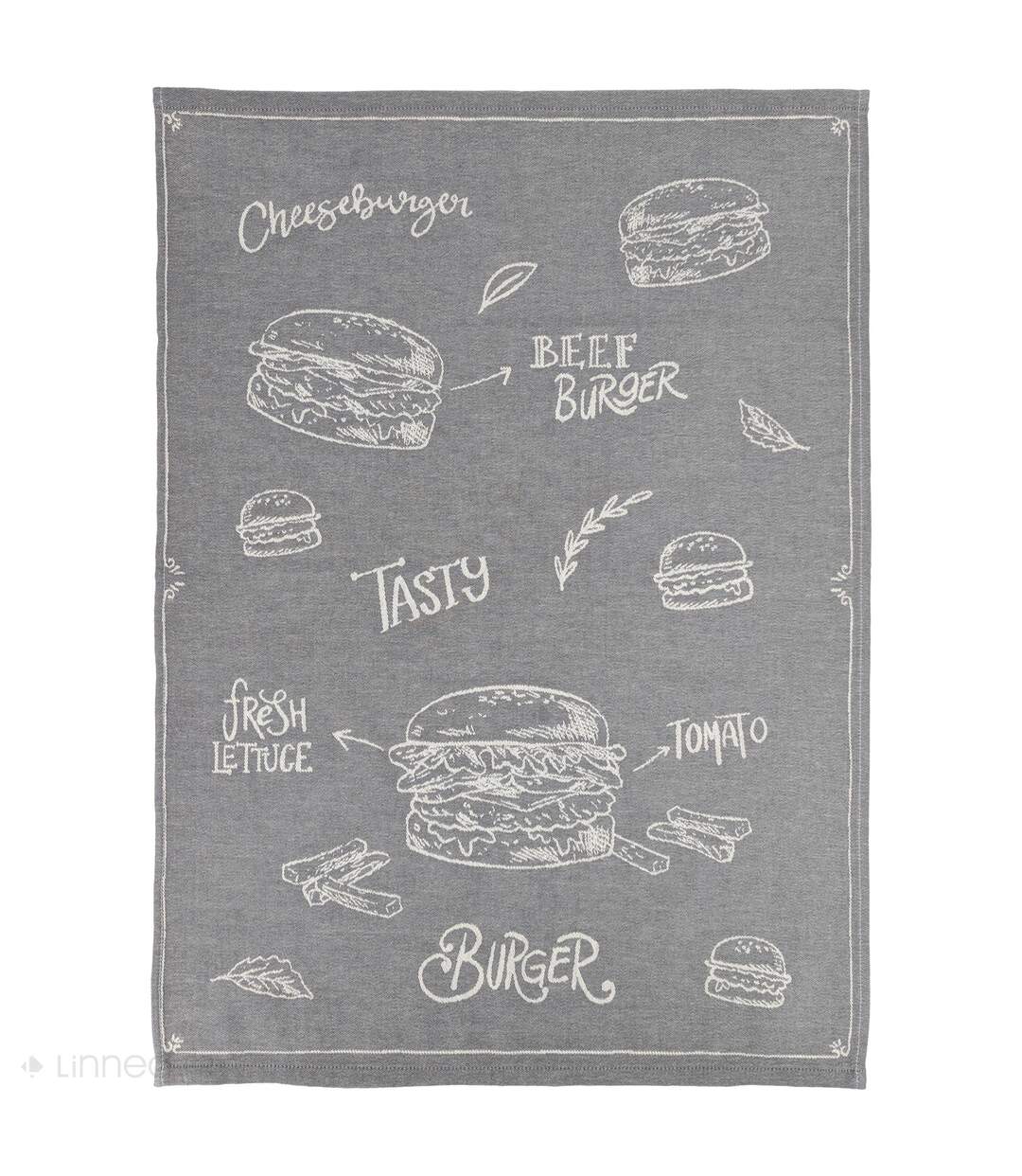 Torchon de cuisine toile collection BURGER-5