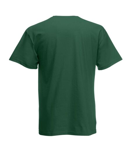Fruit Of The Loom Mens Screen Stars Original Full Cut Short Sleeve T-Shirt (Bottle Green) - UTBC340