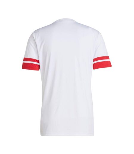 T-shirt Squadra Homme Blanc Rouge Adidas