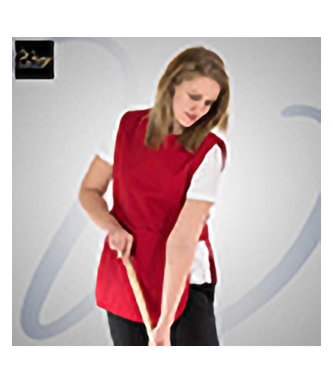 Premier Ladies/Womens Pocket Tabard / Workwear (Red) (UTRW1078)-2