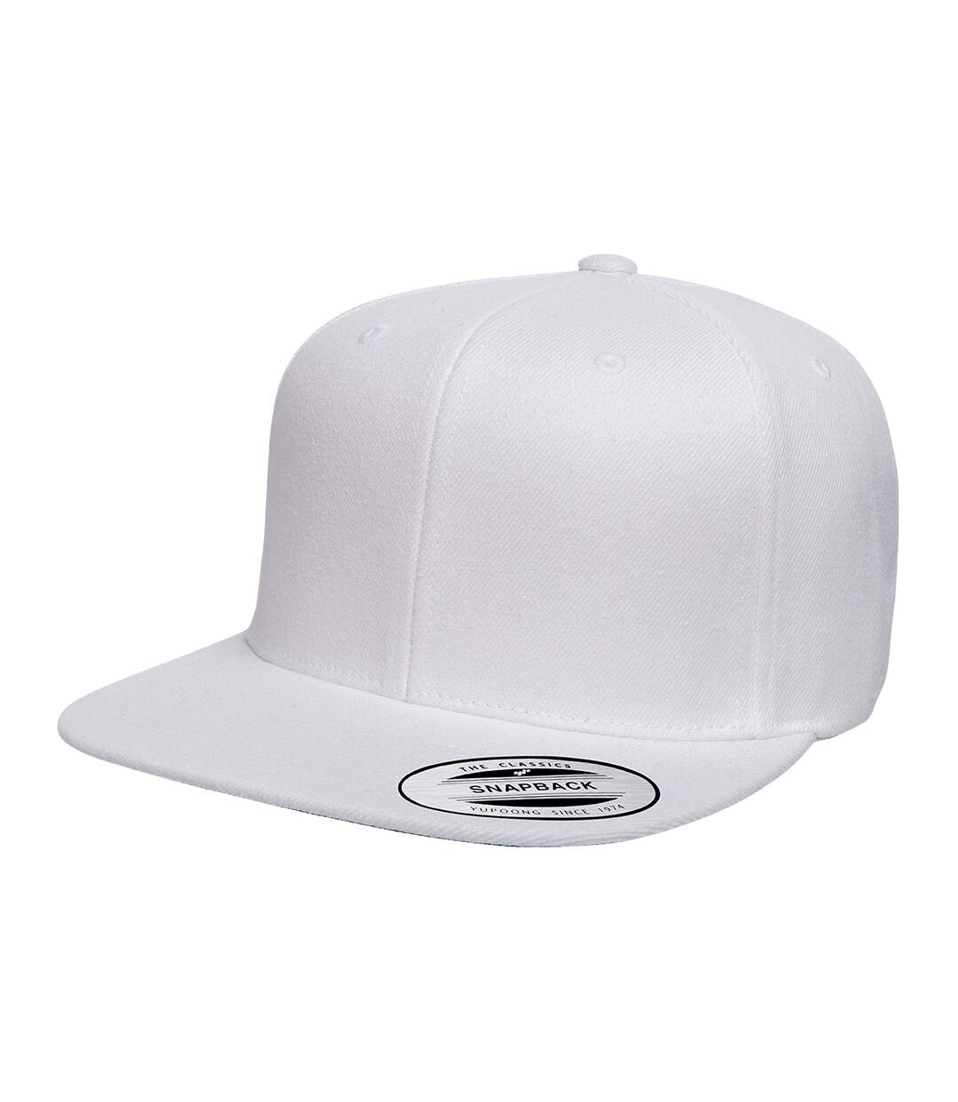 Casquette ajustable classique homme blanc Yupoong