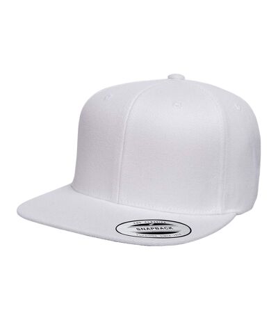 Yupoong Mens The Classic Premium Snapback Cap (White) - UTRW2886