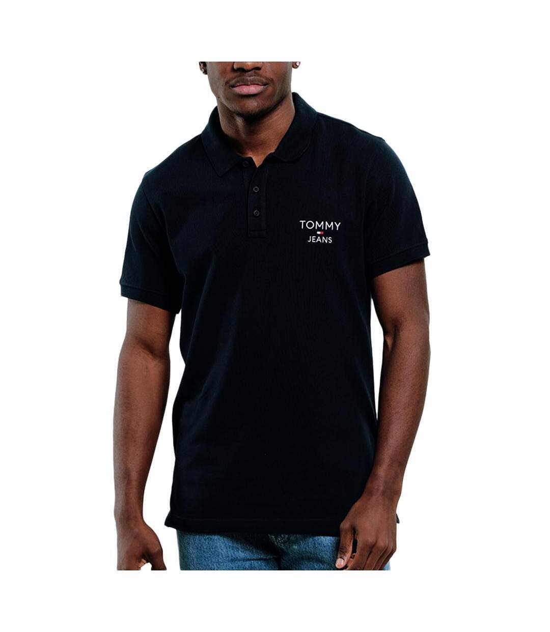 Polo Noir Homme Tommy Hilfiger DM0DM18927 - M-1