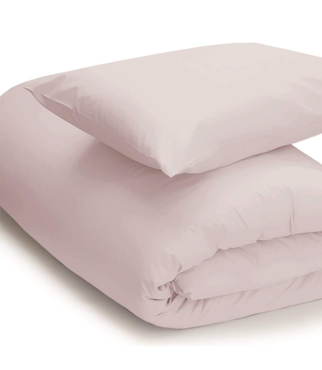 Easycare percale duvet cover powder pink Belledorm-1