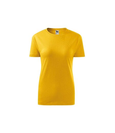 T-shirt Motif/style Classique Femme Jaune Foncé Malfini