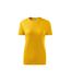 T-shirt Motif/style Classique Femme Jaune Foncé Malfini-3