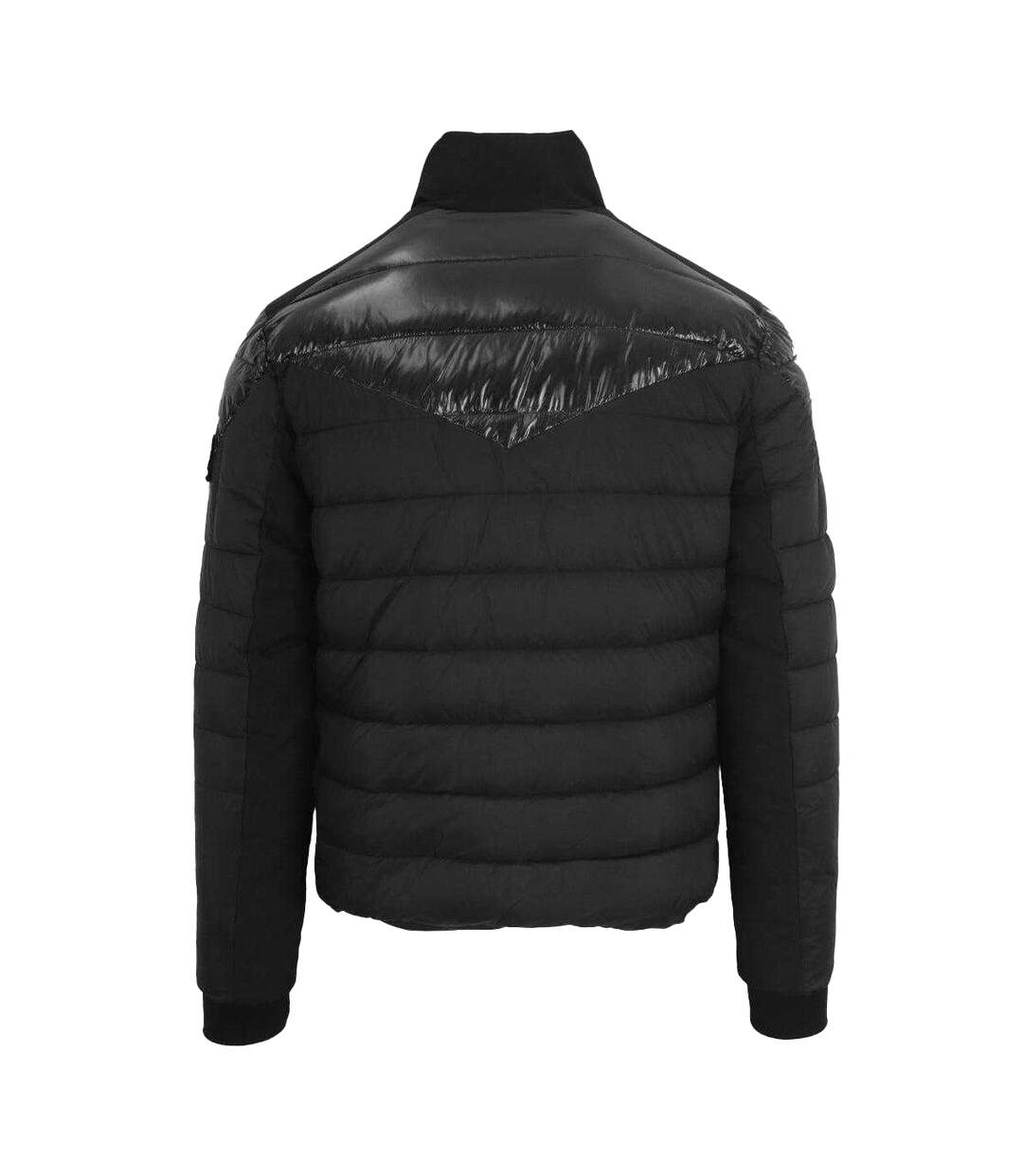 Doudoune Matelassée Motif/style Uni Homme Noir Plein Sport-2