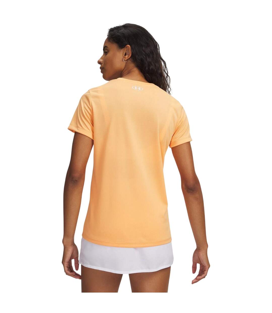 T-shirt Tech Femme Orange Blanc Under Armour-2