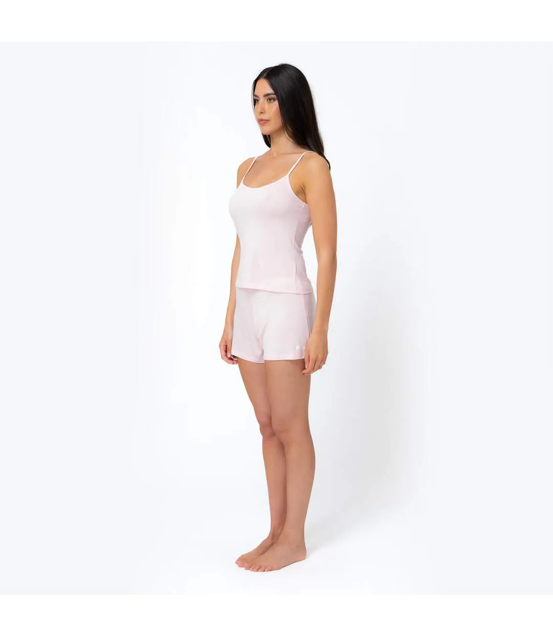 Ensemble pyjama femme caraco et short en coton jersey FPS4269 Fila-3