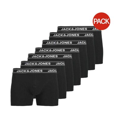 Pack Of 7  Mens Elasticated Boxer Shorts  Black Jack And Jones