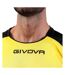 T-shirt Manches Raglan Capo Homme Noir Jaune Givova-4