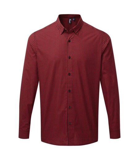 Chemise Maxton Homme Noir Rouge Premier
