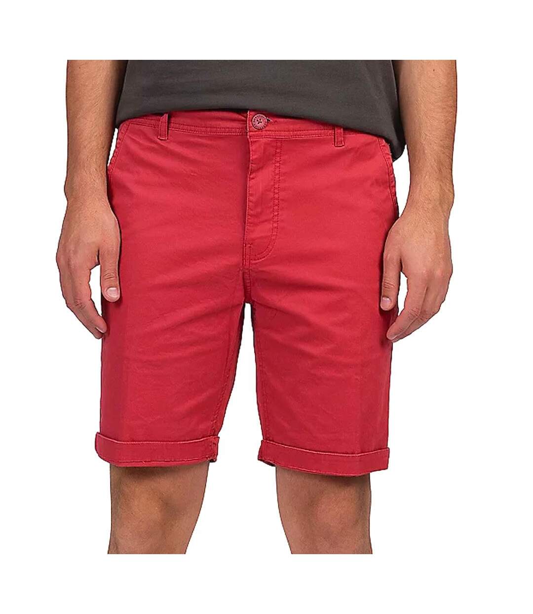 Bermuda rouge homme sun valley 5mahan-1